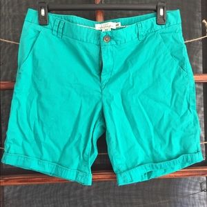 Teal shorts